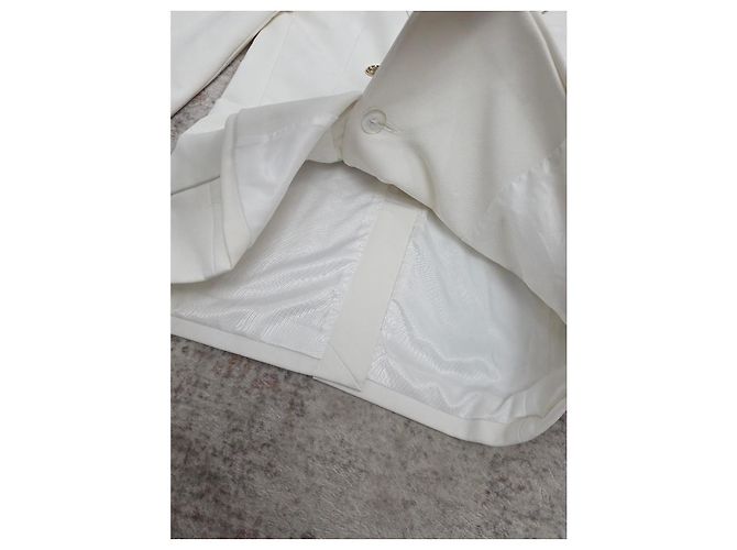 Blazer Balmain blanco cruzado - vista 5