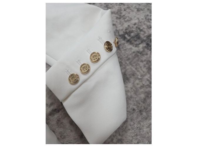 Blazer Balmain blanco cruzado - vista 7