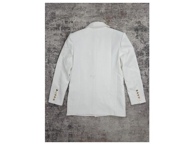 Blazer Balmain blanco cruzado - vista 8