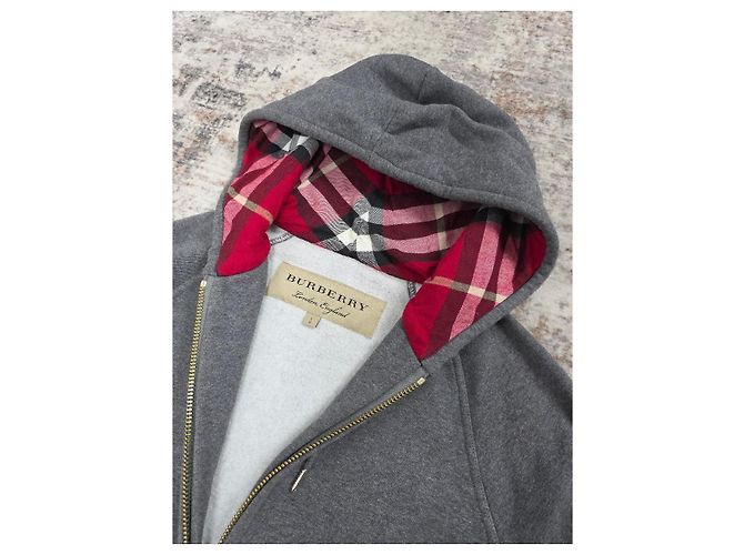 Burberry Zip-Hoodie Grau - Ansicht 3