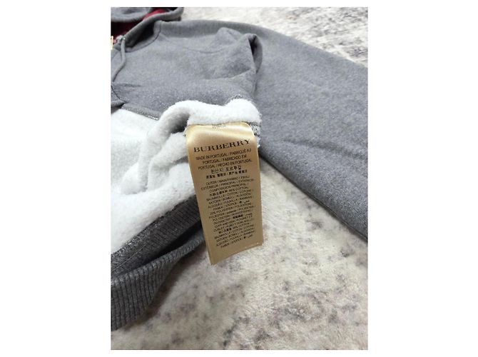 Burberry Zip-Hoodie Grau - Ansicht 4