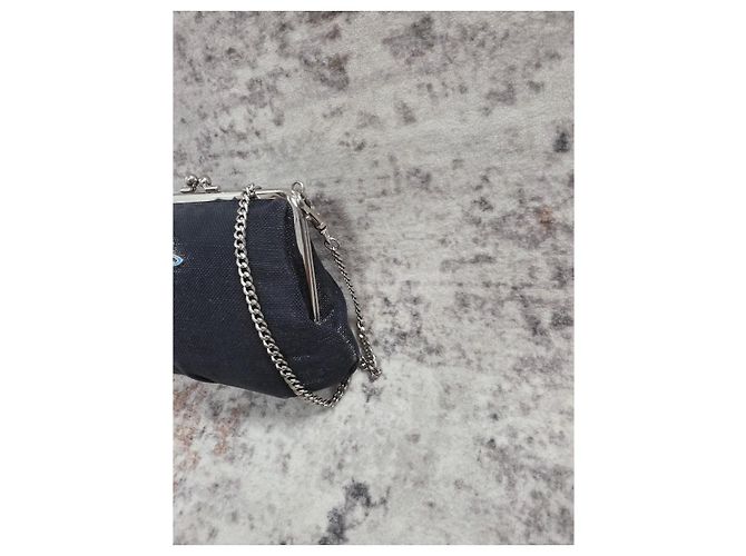 Borsa Vivienne Westwood Granny Blu Navy - vista 3