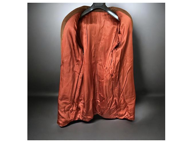 Abrigo Sportmax de cachemira marrón cruzado - vista 8