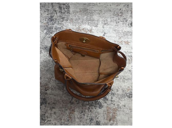 Borsa Mulberry Postman's Lock in pelle marrone - vista 9