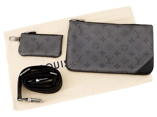 Borsa a tracolla Louis Vuitton Monogram Eclipse - vista 17