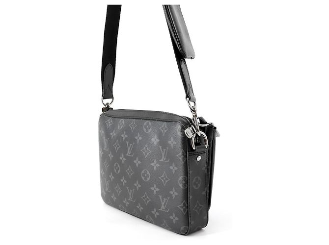 Borsa a tracolla Louis Vuitton Monogram Eclipse - vista 2