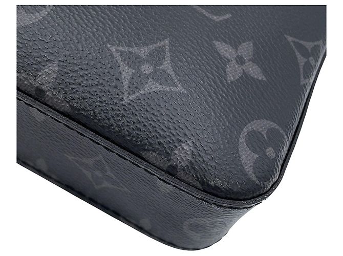 Borsa a tracolla Louis Vuitton Monogram Eclipse - vista 7