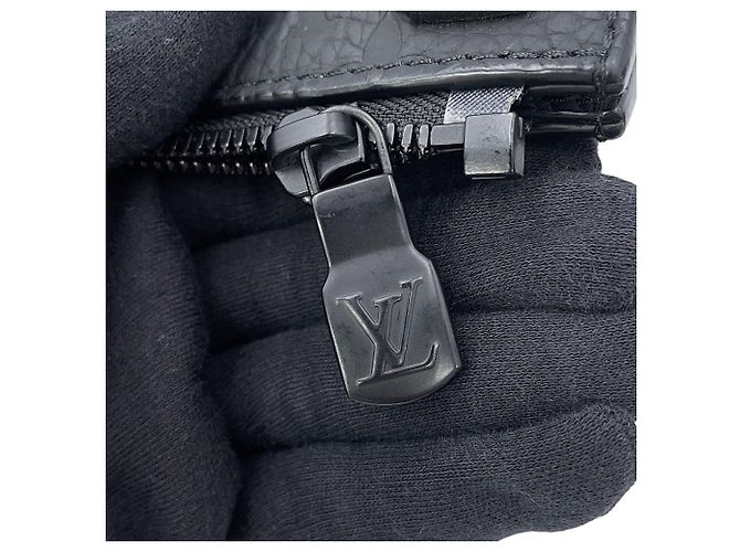 Borsa Louis Vuitton Monogram Taurillon Sac Plat - vista 11