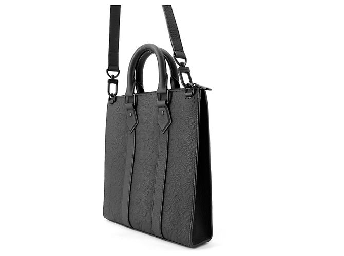 Borsa Louis Vuitton Monogram Taurillon Sac Plat - vista 2