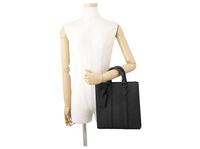Borsa Louis Vuitton Monogram Taurillon Sac Plat - vista 4
