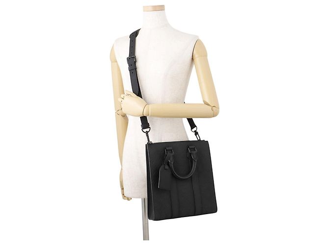 Borsa Louis Vuitton Monogram Taurillon Sac Plat - vista 5