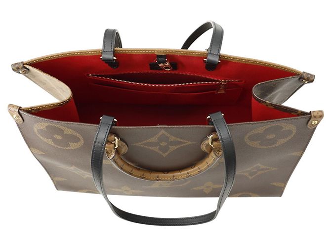 Borsa Tote Louis Vuitton Monogram Reverse Giant OnTheGo GM - vista 6