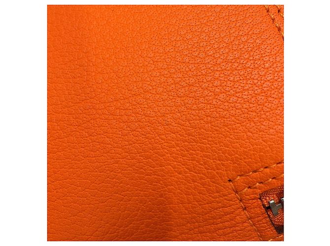 Hermès Hermes Eco-bag in Multicolor Orange - Ansicht 10