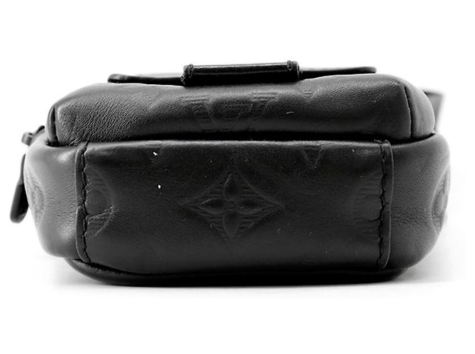 Borsa a tracolla Louis Vuitton Monogram Shadow Double Phone Pouch - vista 3