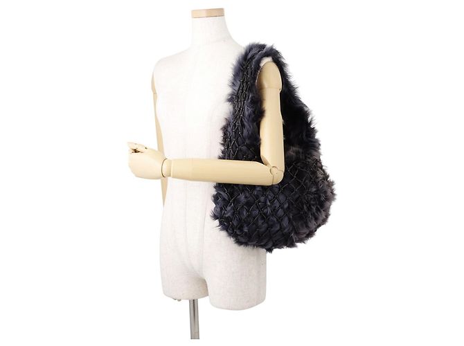 Borsa a tracolla in pelle Bottega Veneta - vista 4