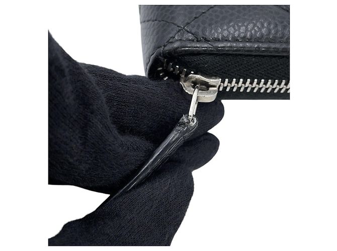 Monedero Chanel de piel de becerro granulada - vista 10