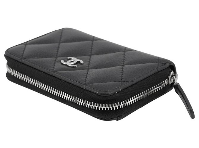 Monedero Chanel de piel de becerro granulada - vista 2
