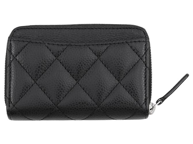 Monedero Chanel de piel de becerro granulada - vista 3