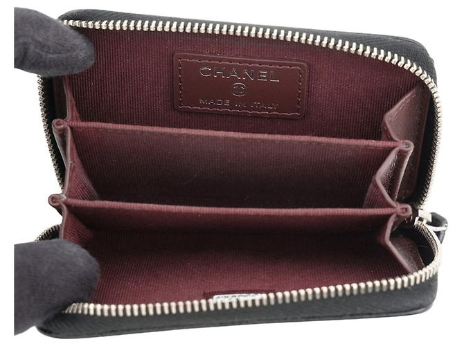 Monedero Chanel de piel de becerro granulada - vista 4