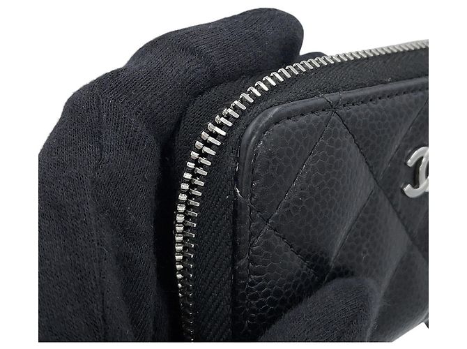 Monedero Chanel de piel de becerro granulada - vista 6