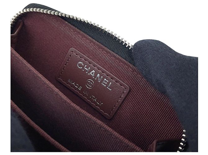 Monedero Chanel de piel de becerro granulada - vista 9