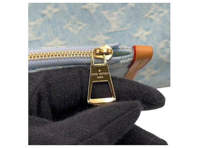 Borsa a tracolla Louis Vuitton Monogram Denim - vista 12