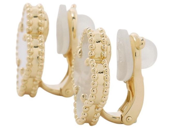 Orecchini Alhambra Clip Van Cleef & Arpels - vista 2