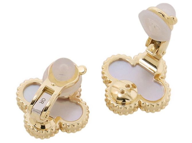 Orecchini Alhambra Clip Van Cleef & Arpels - vista 3