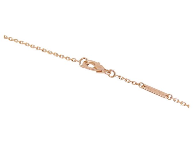 Collana Van Cleef & Arpels Alhambra in oro rosa 18K - vista 5