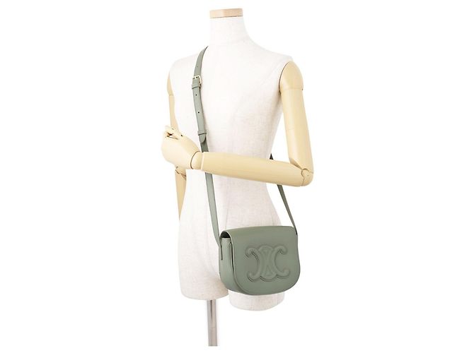 Céline Borsa a tracolla Celine Folco Cuir Triomphe - vista 4