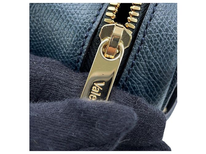 Borsa a mano Valextra Charcoal Gray - vista 10