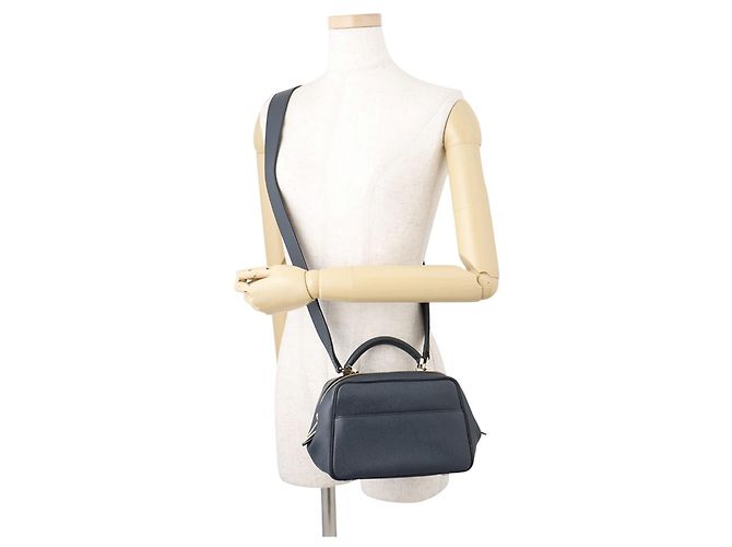 Borsa a mano Valextra Charcoal Gray - vista 5