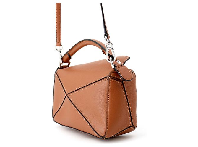 Borsa a mano Loewe Puzzle Bag Mini in pelle di vitello - vista 2