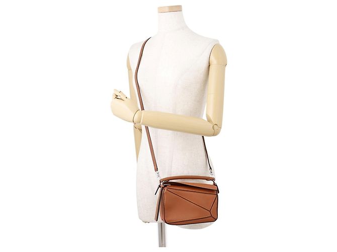 Borsa a mano Loewe Puzzle Bag Mini in pelle di vitello - vista 5
