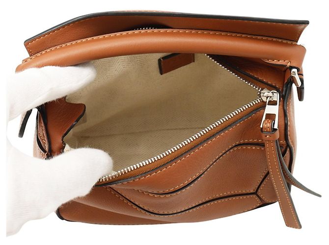 Borsa a mano Loewe Puzzle Bag Mini in pelle di vitello - vista 6