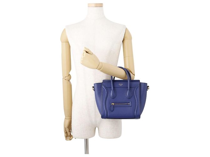 Céline Borsa a mano Celine Nano Shopper in pelle - vista 4