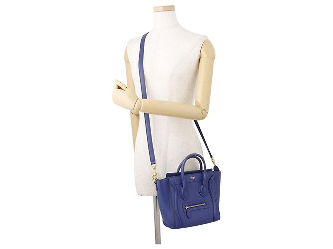 Céline Borsa a mano Celine Nano Shopper in pelle - vista 5