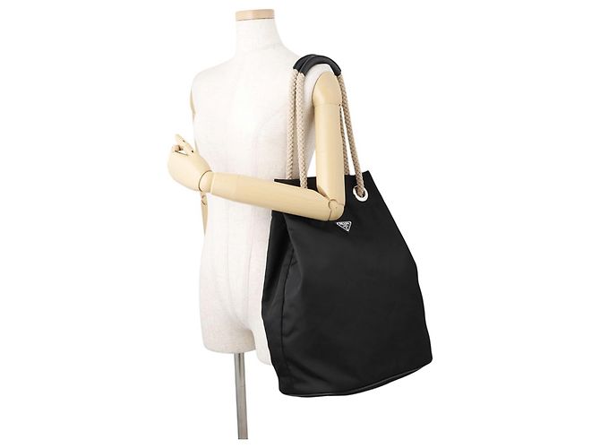 Borsa Tote Media Mariner in Re-Nylon Prada - vista 4