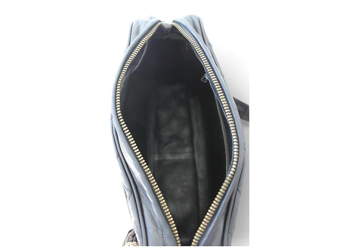 Borsa Camera CHANEL in Pelle Matelassé Nera - vista 12