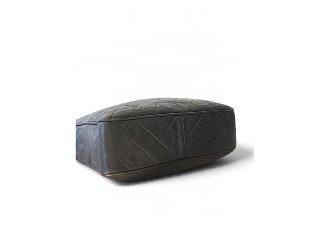 Borsa Camera CHANEL in Pelle Matelassé Nera - vista 7