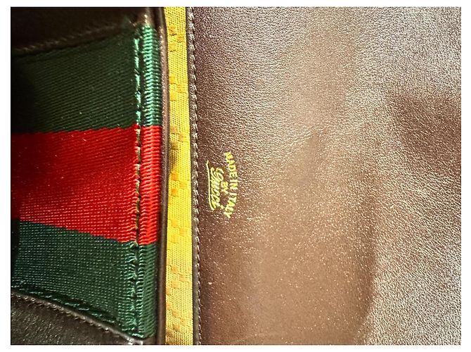 Gucci Horsebit 1955 Borsa a tracolla in pelle marrone - vista 5