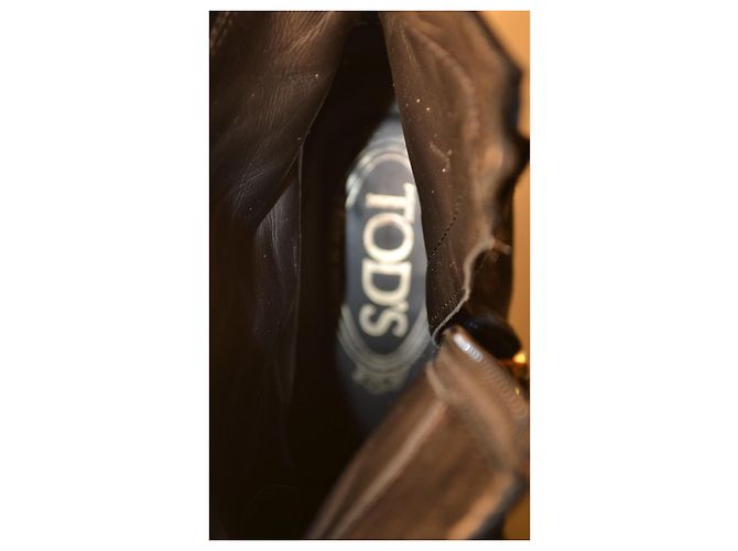 Tod's Stivaletti con zeppa in camoscio nero - vista 6