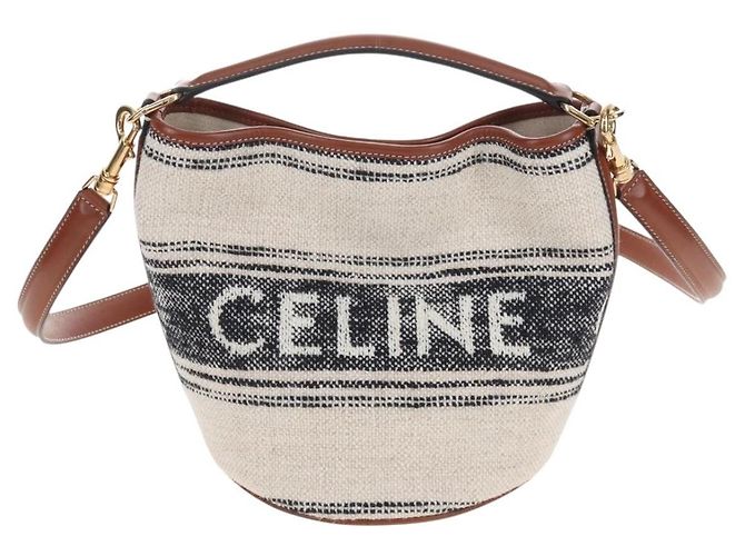 Céline Celine Bucket 16 Raffia - vista 2