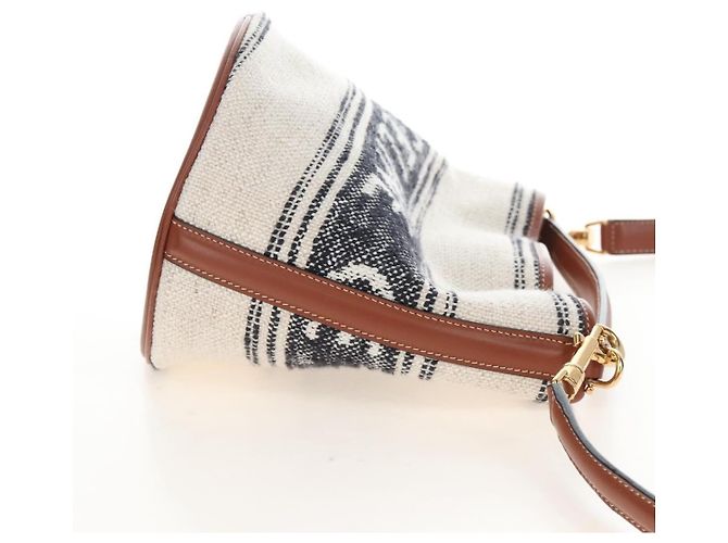 Céline Celine Bucket 16 Raffia - vista 4