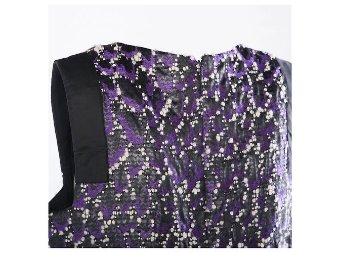 Conjunto de abrigo y vestido de jacquard adornado Versace Otoño/Invierno 2008/09 - vista 12