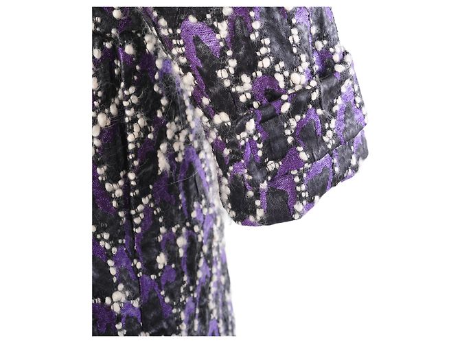 Conjunto de abrigo y vestido de jacquard adornado Versace Otoño/Invierno 2008/09 - vista 7