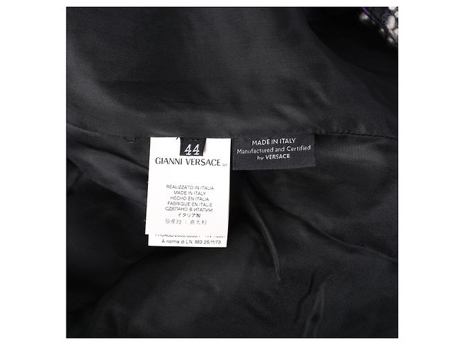 Conjunto de abrigo y vestido de jacquard adornado Versace Otoño/Invierno 2008/09 - vista 9