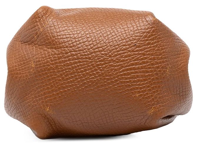 Pouch Hermès Courchevel Vespa Marrone - vista 3