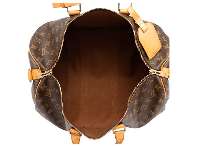 Borsa da viaggio Louis Vuitton Monogram Keepall Bandouliere 45 Marrone - vista 4