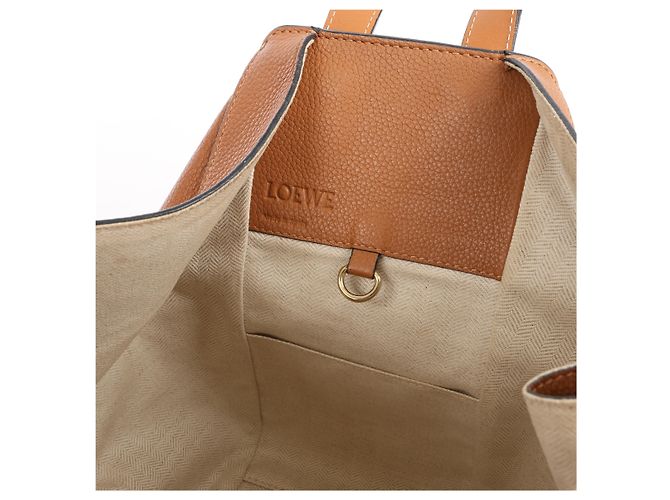 Borsa a mano in pelle LOEWE Hammock Small Marrone - vista 11